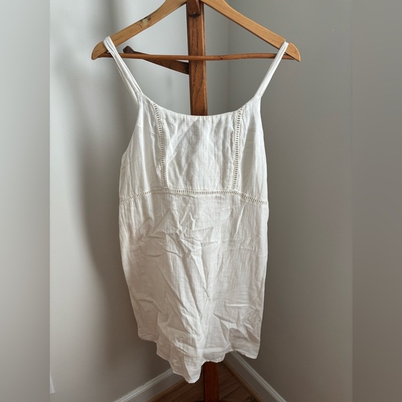 Old Navy Dresses & Skirts - Old Navy Medium Ivory Sleeveless Boho 100% Cotton Sun Dress Minimalist Beachy